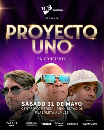 Gran Estación Live se estrena para celebrar el Día de la Madre con Proyecto Uno en concierto.
