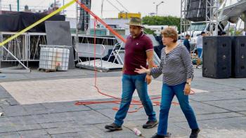 Seis personas dadas de alta tras colapso de estructura en Feria del Libro en Nezahualcóyotl