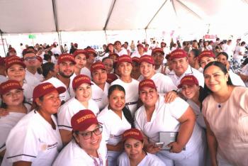 Claudia Sheinbaum destaca labor del personal de enfermería del programa Salud Casa por Casa en Baja California Sur