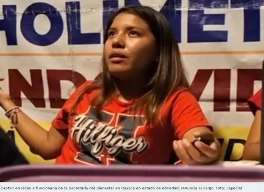 Renuncia de funcionaria de Bienestar en Oaxaca tras video de detención