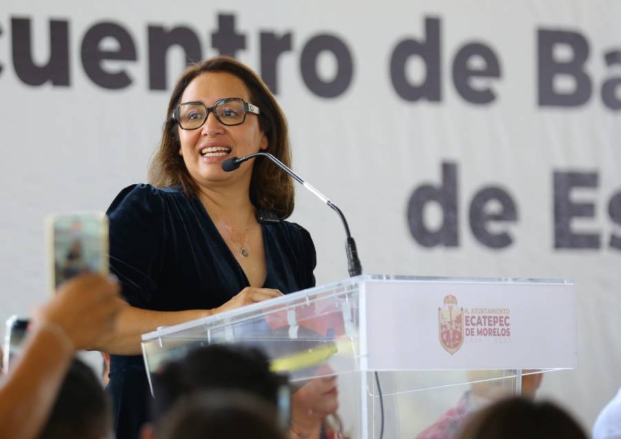 Azucena Cisneros celebra en Ecatepec el Encuentro de Bandas Juveniles de Marcha tras 20 años de ausencia