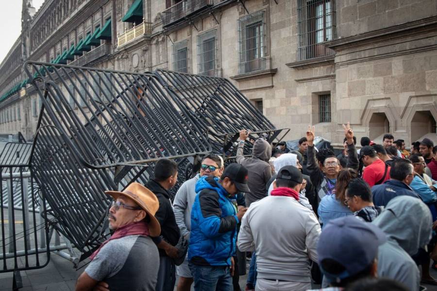 Sesiona la SCJN de forma remota ante bloqueo de la CNTE en el Centro Histórico