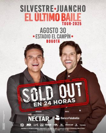 Récord en Bogotá: Silvestre y Juancho llenan El Campín en 24 horas y expanden su tour