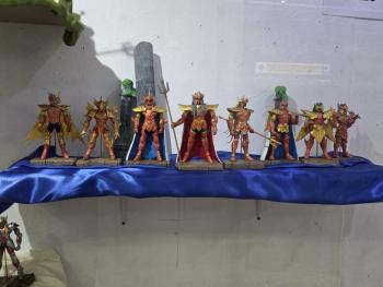 Metro CDMX presenta exposición de Los Caballeros del Zodiaco en estación Chabacano