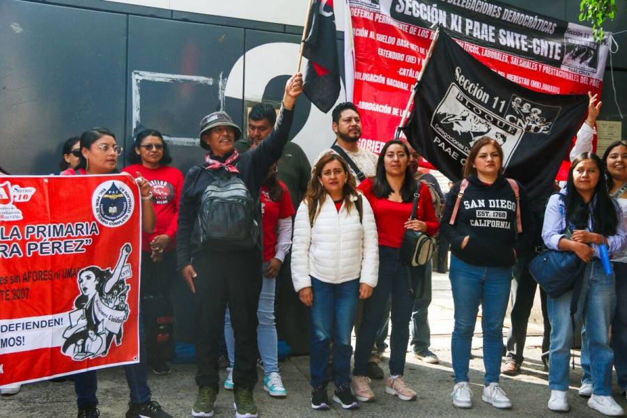 CNTE responde a Sheinbaum: niegan vínculo con partidos y defienden protestas rumbo a elección judicial