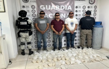 Más de 3,700 detenidos y 33 toneladas de droga aseguradas en la frontera norte, informa el Gobierno de México