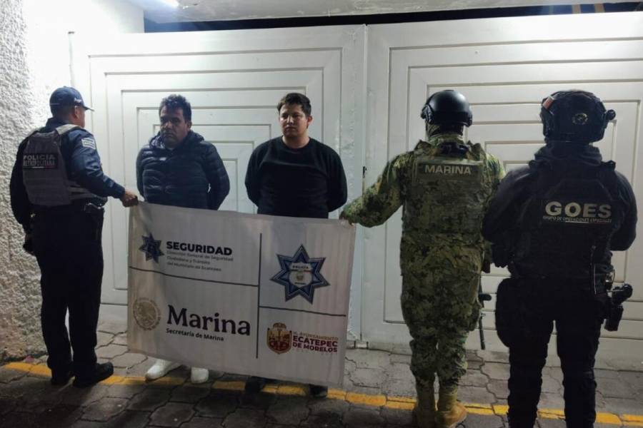 Detención durante operativo Blindaje Metropolitano en Ecatepec
