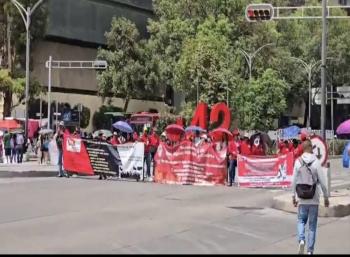 Bloquean Paseo de la Reforma y Circuito Interior; CNTE suma casi dos semanas de protestas en CDMX