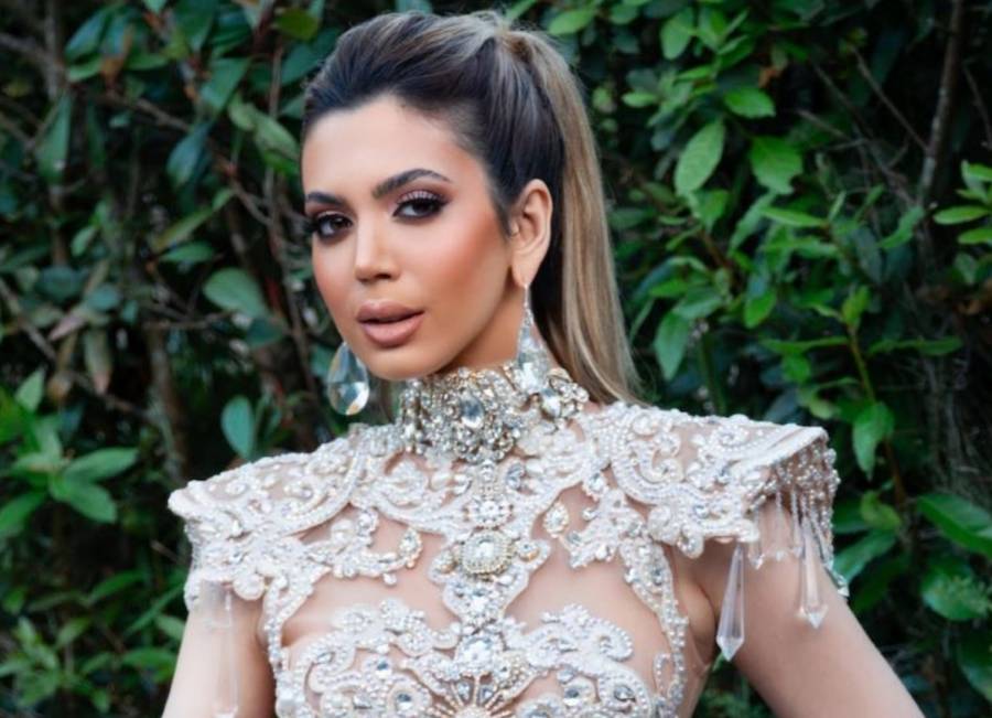 Lisbeth F.G., candidata a Miss Universe Cuba, deslumbra en Cannes con diseño de Giannina Azar 