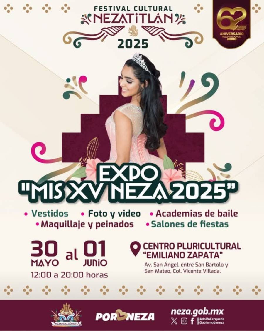 Anuncian Expo Mis Quince, Neza 2025 para impulsar comercio local