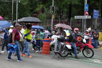 Maestros de la CNTE retiran bloqueos en Paseo de la Reforma tras cinco horas de protesta
