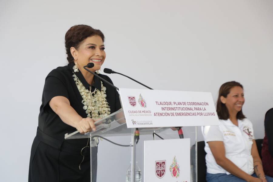 Clara Brugada anuncia inversión de mil 570 MDP para prevenir inundaciones en CDMX durante temporada de lluvias