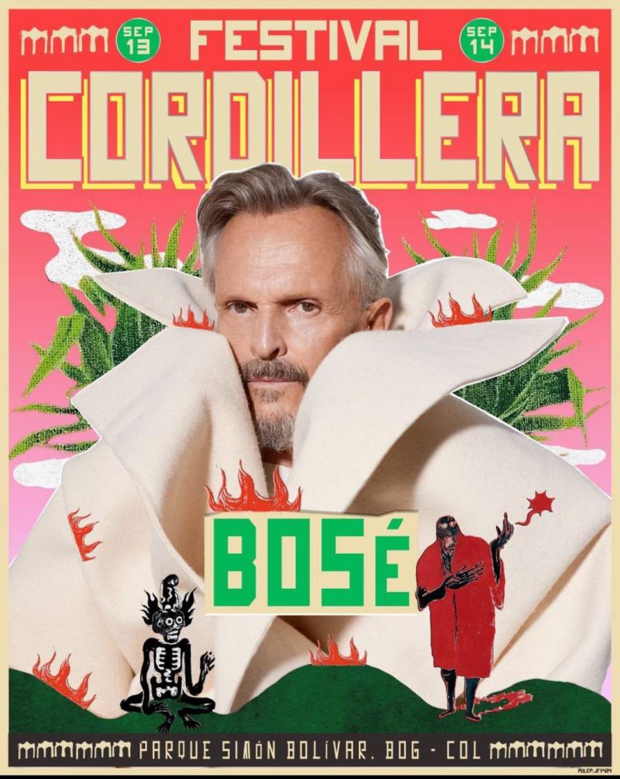  Miguel Bosé vuelve a Bogotá: el alma del pop iberoamericano sonará en el Festival Cordillera 2025