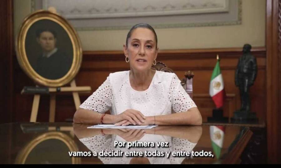 Claudia Sheinbaum emitirá su voto en primeras elecciones judiciales