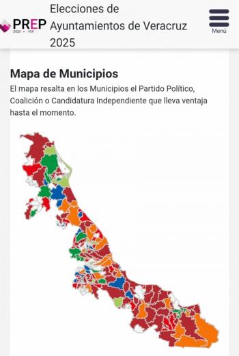 Morena y Partido Verde lideran conteo preliminar en elecciones municipales de Veracruz