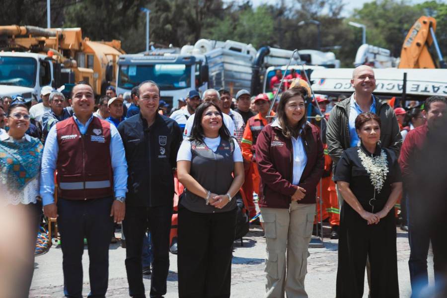 Cuajimalpa activa operativo de lluvias con más de 180 elementos y maquinaria pesada; Orvañanos destaca coordinación con Brugada en acciones preventivas 