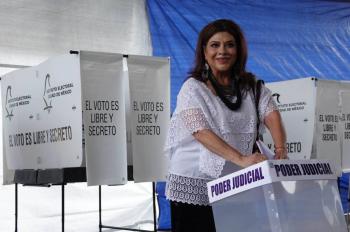 Clara Brugada reconoce como históricas las elecciones del Poder Judicial; destaca participación del 14.91% en CDMX