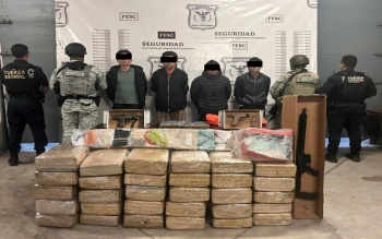 Decomisan droga valuada en 106 millones de pesos en Baja California durante megaoperativo nacional