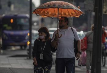 Activan Alerta Naranja en CDMX por lluvias fuertes y granizo