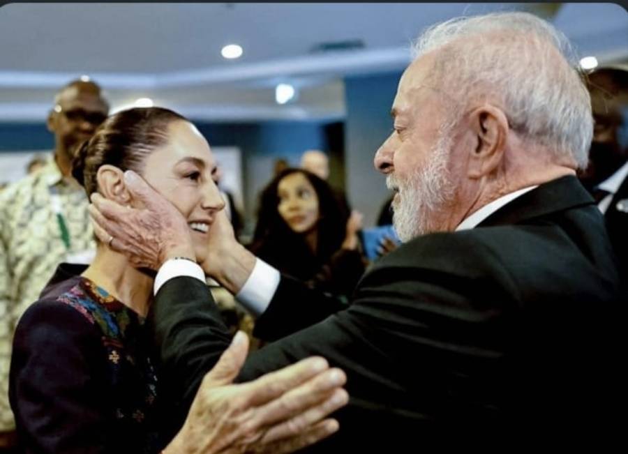 Sheinbaum no ve machismo en gesto afectuoso de Lula: “Es una expresión de amistad”