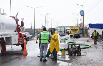 Soledad activa operativo especial de Protección Civil ante lluvias intensas
