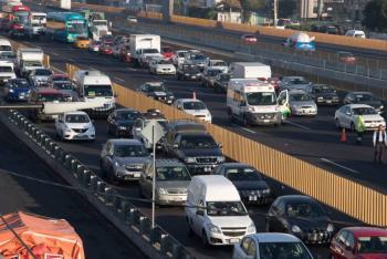 Bloqueos intermitentes en la autopista México-Puebla por mantenimiento de la CFE este viernes 20 de junio