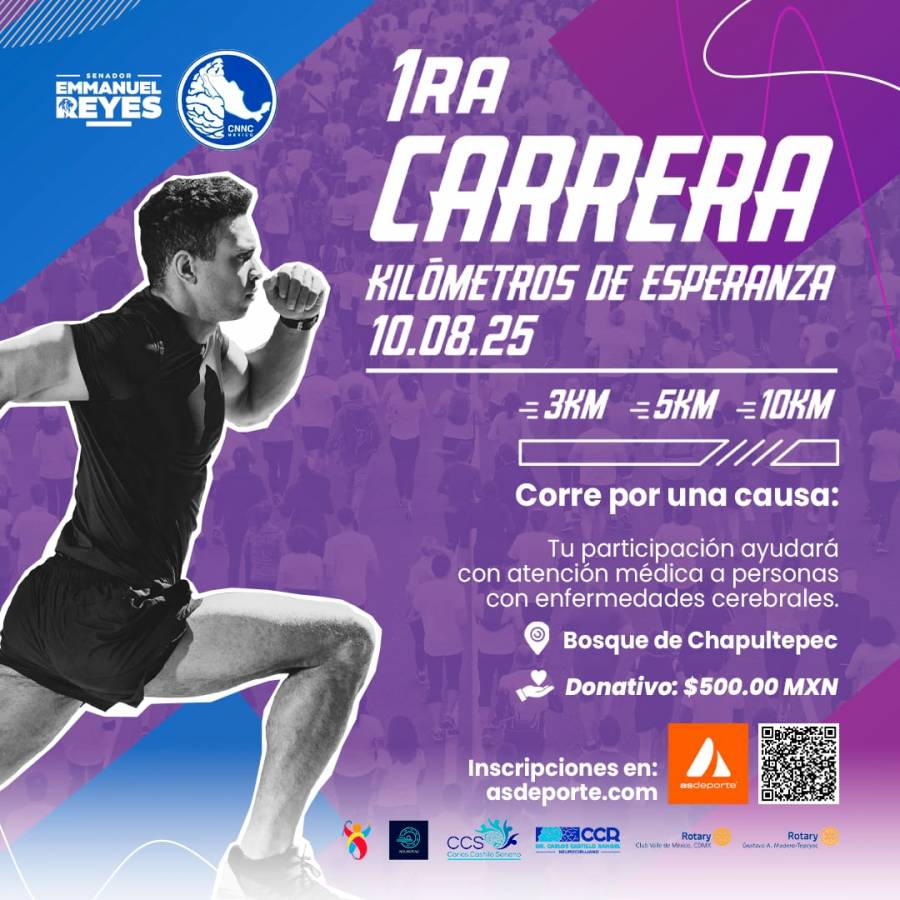 Convocan a la Primera Carrera “Kilómetros de Esperanza” por el Día Mundial del Cerebro 
