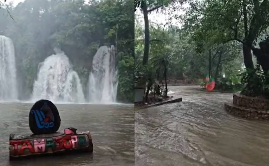 Hallan sin vida a trabajador arrastrado por un dren en Tamuín; continúa búsqueda de empleado desaparecido en el río Tampaón