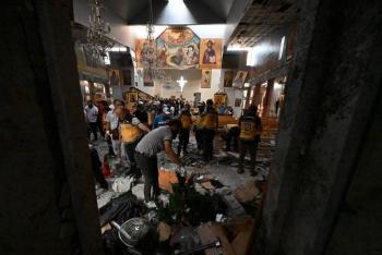 Atentado suicida durante misa en iglesia de Siria deja al menos nueve muertos y trece heridos