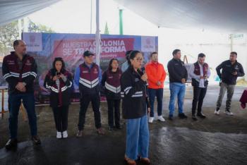 Alcaldía Tlalpan presenta resultados de la jornada “Nuestra Colonia se Transforma” en Bosques de Tepeximilpa