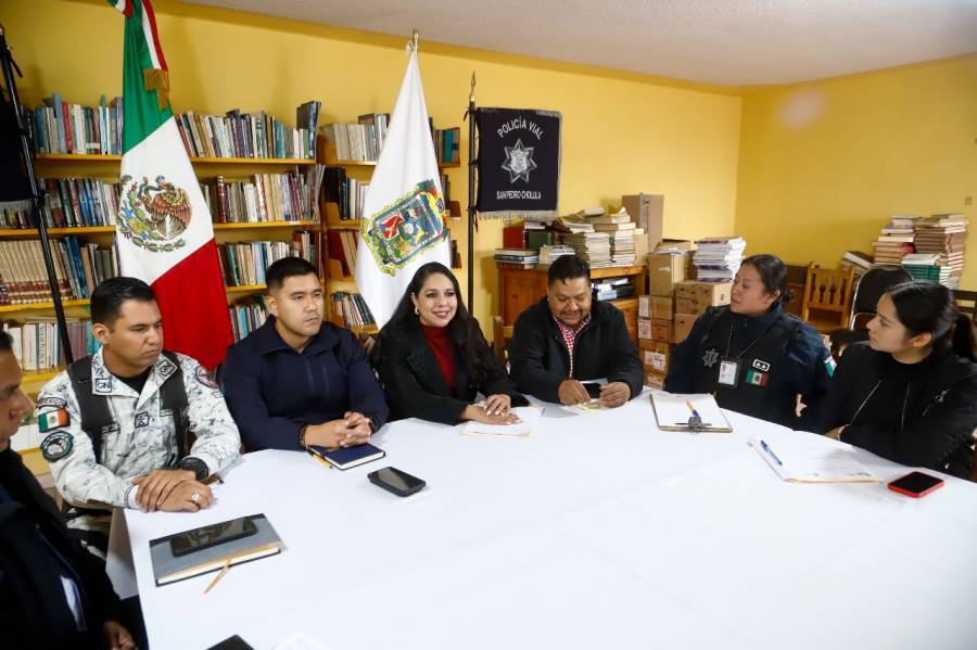 Avanza la estrategia de seguridad en San Gregorio Zacapechpan