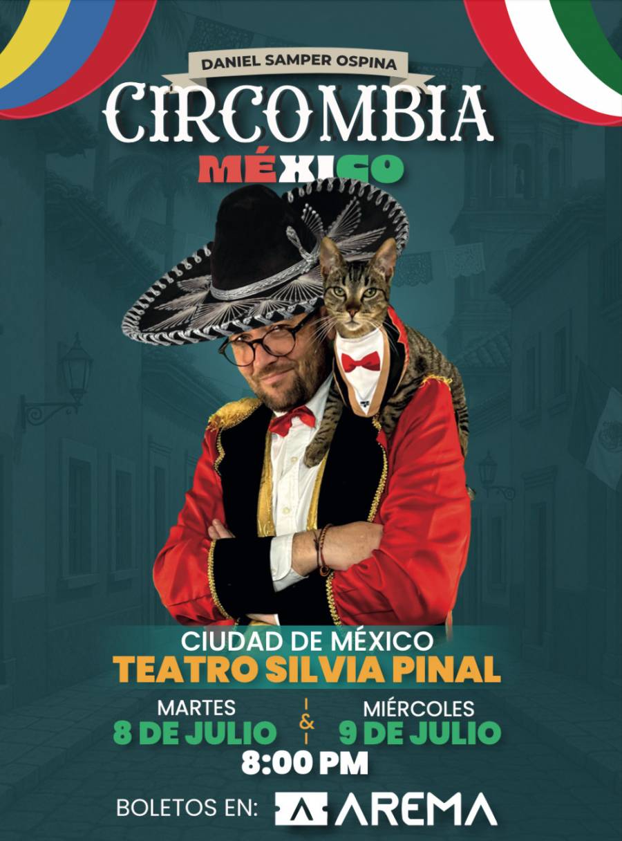  Daniel Samper Ospina presenta “Circombia” en México: Humor, crítica y circo en un solo show