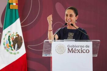 Sheinbaum reitera compromiso con el bienestar del pueblo desde Colima