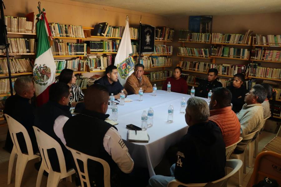 Fortalecen estrategias de seguridad en San Francisco Cuapan