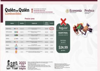 Precio de la gasolina en México hoy: Profeco