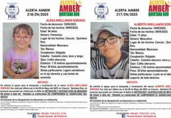 Continúa activa la búsqueda de Alexa y Alberto, hermanos desaparecidos en Cancún desde hace 47 días