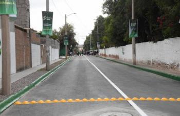 Vecinas celebran rehabilitación de la calle Tangamanga: “Ahora caminamos seguras y sin baches”