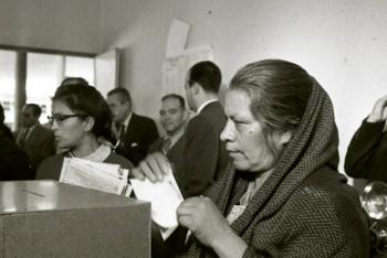 Conmemoran los 70 años del primer voto de la mujer en México