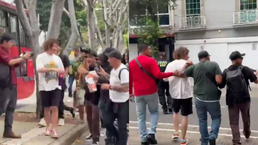 Luisito Comunica increpado en marcha anti‑gentrificación en CDMX: “Eres parte del problema”   