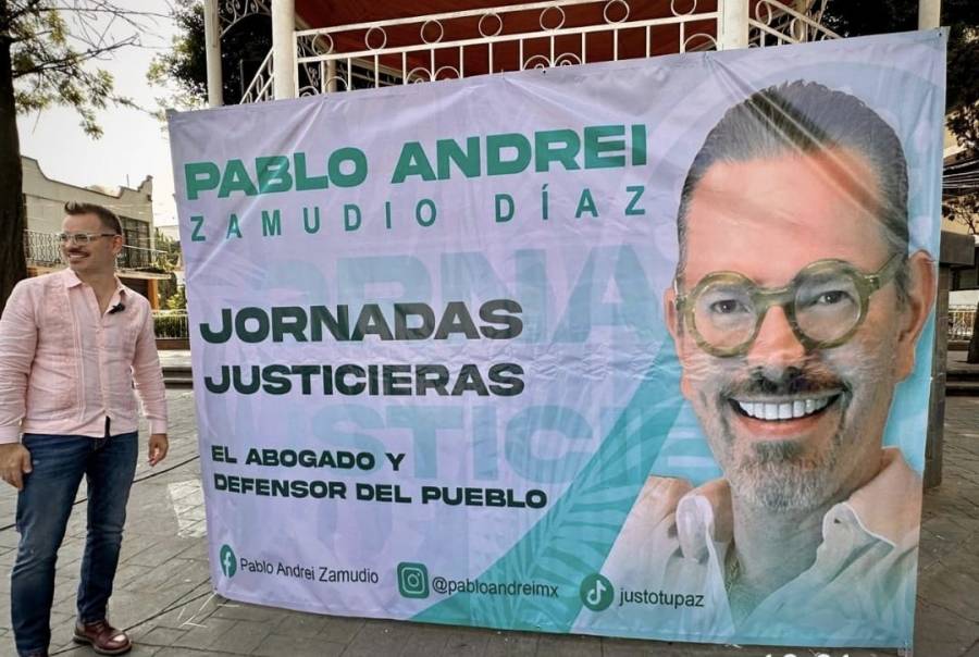 Aunque no ganó la elección, regresa ex candidato como defensor: Pablo Andrei Zamudio Díaz lanza Jornadas Justicieras en Iztacalco 