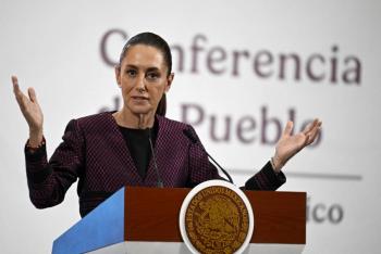 Presidenta de México condena 