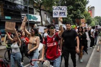 Sheinbaum condena discursos de odio tras protestas contra gentrificación