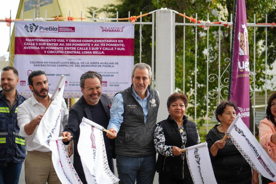 Arranca Pepe Chedraui rehabilitación vial en la unidad habitacional Loma Bella