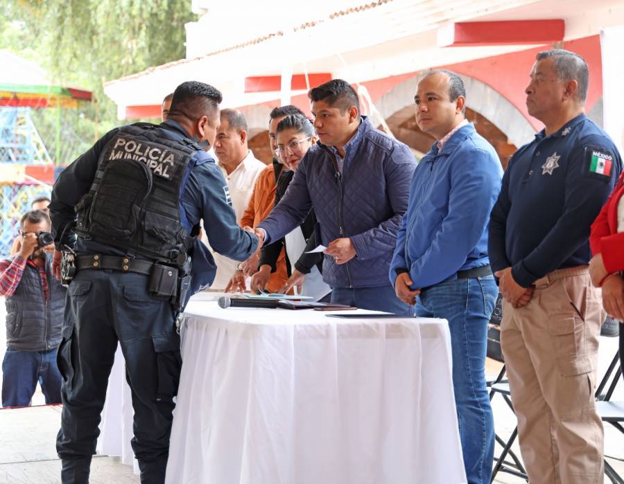 Anuncia Omar Muñoz seguro de vida para elementos de la SSCyPC