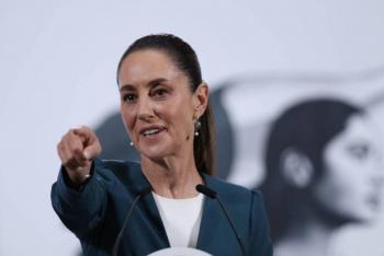 Claudia Sheinbaum encabeza ceremonia por el D&iacute;a Internacional de la Destrucci&oacute;n de Armas en la Bas&iacute;lica de Guadalupe
