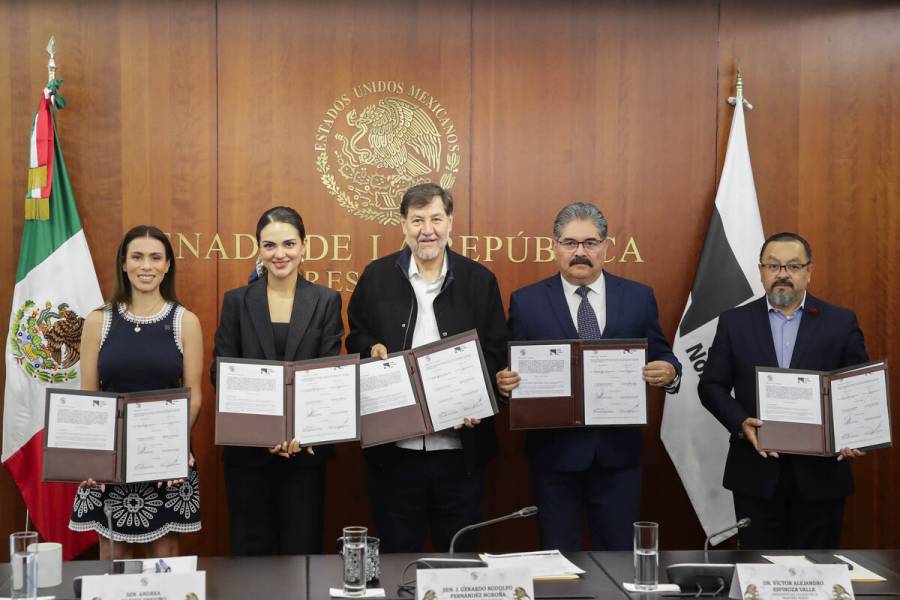 Firma Senado convenio de colaboración con el Colegio de la Frontera Norte