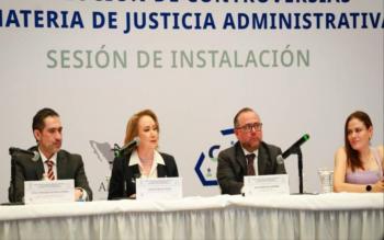 Promueve Yasmín Esquivel justicia accesible y eficaz mediante mecanismos alternativos