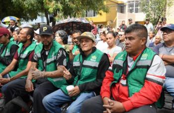 Jóvenes de Soledad agradecen programa de empleo temporal que impulsa rehabilitación urbana