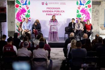Clara Brugada lanza Programa de Vivienda Pública en Renta con inversión de 600 mdp