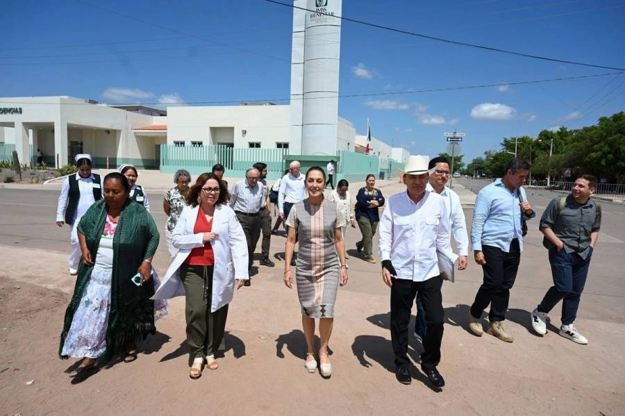 Claudia Sheinbaum inaugura Hospital IMSS Bienestar Vícam Switch en Sonora